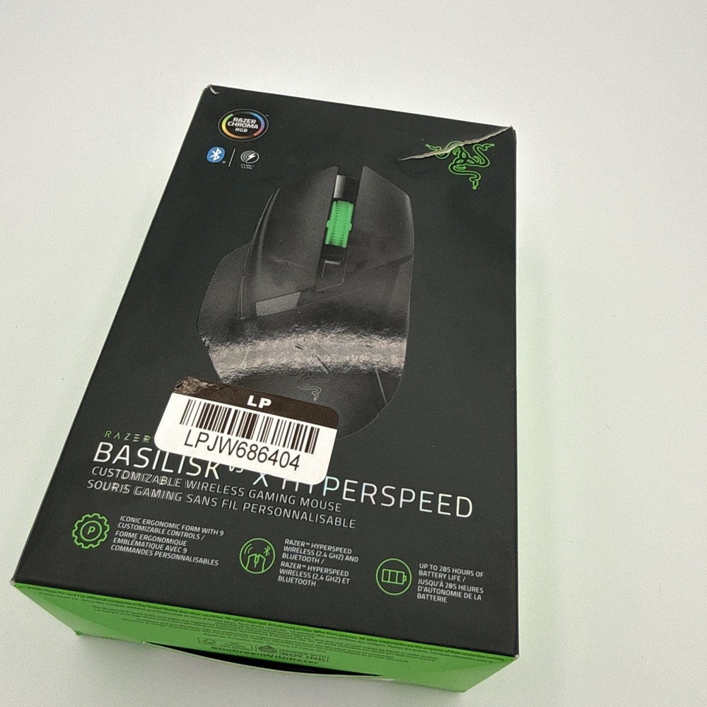 New Razer Basilisk v3 Hyperspeed Hyperspeed Wireless Optical Gaming Mouse